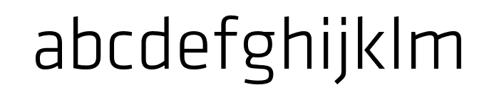 Klavika Light Font LOWERCASE