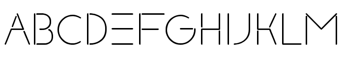 Klaxons Font UPPERCASE