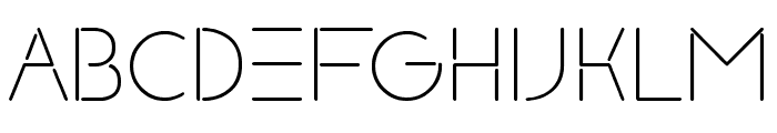 Klaxons Font LOWERCASE