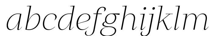 Klimaks   Italic Font LOWERCASE