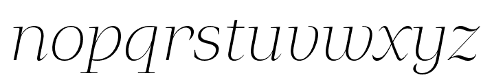 Klimaks   Italic Font LOWERCASE