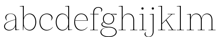 Klimaks   Thin Font LOWERCASE