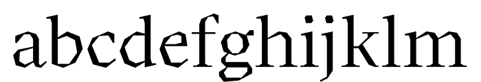 Koper Regular Font LOWERCASE