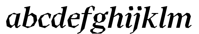 Koper SemiBold Italic Font LOWERCASE