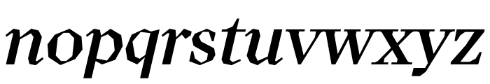 Koper SemiBold Italic Font LOWERCASE