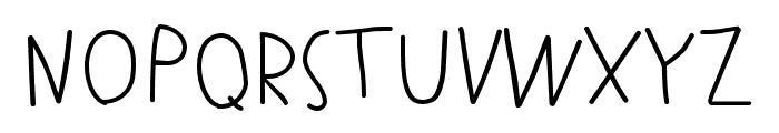 Krikikrak Pen Light Font UPPERCASE