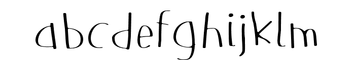 Krikikrak Quill Light Font LOWERCASE
