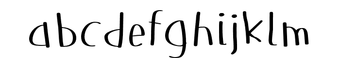 Krikikrak Quill Regular Font LOWERCASE