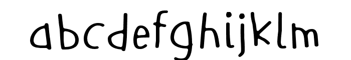 Krikikrak Regular Font LOWERCASE