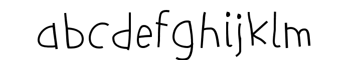 Krikikrak Tape Light Font LOWERCASE