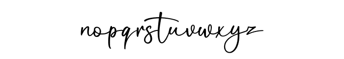 Kristalrasford Font LOWERCASE