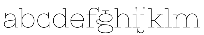 Kyiv Type Serif Font LOWERCASE