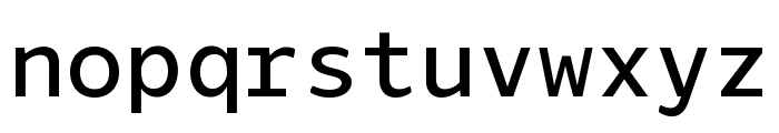 LTVeritasMono Medium Font LOWERCASE