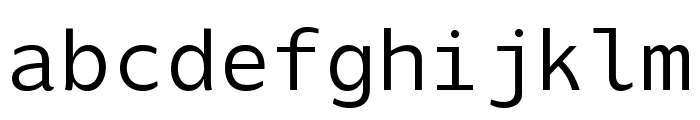 LTVeritasMono Regular Font LOWERCASE