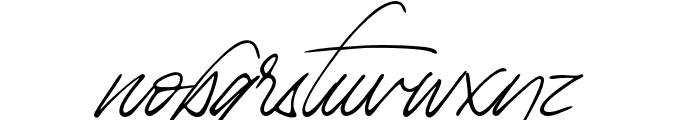 La Monte Font LOWERCASE