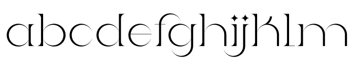 Ladybird Light Font LOWERCASE