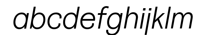 Lafabrique Light Italic Pro Font LOWERCASE