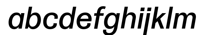 Lafabrique Semibold Italic Pro Font LOWERCASE