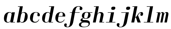 Laplace Mono Italic Font LOWERCASE