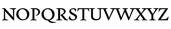 Latitude Regular Font UPPERCASE