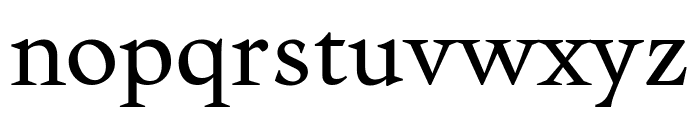 Latitude Regular Font LOWERCASE