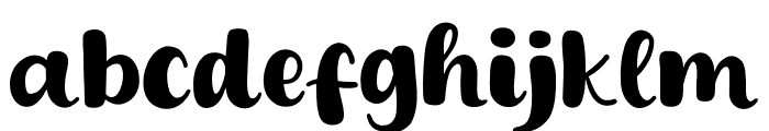 Lazydog Font LOWERCASE