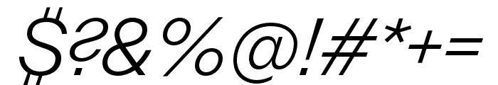 LazzerTRIAL RegularItalic Font OTHER CHARS