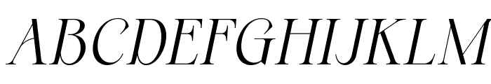 Le Merino   Italic Font UPPERCASE