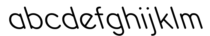 Leroy Backslant Font LOWERCASE