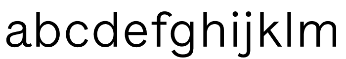 Lettera Text Regular Font LOWERCASE