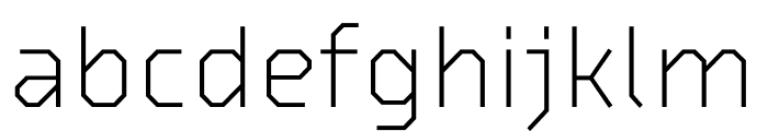 Lingua Regular Font LOWERCASE