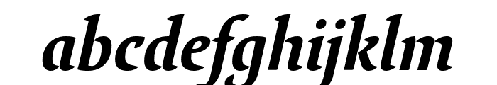 Lirico Black Italic Font LOWERCASE