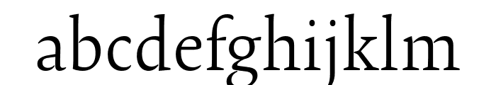 Lirico ExtraLight Font LOWERCASE