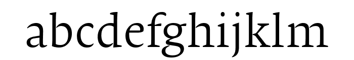 Lirico Press ExtraLight Font LOWERCASE