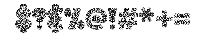 Lithops Regular Font OTHER CHARS