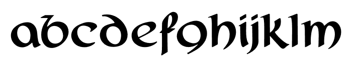 Lomatic Font LOWERCASE