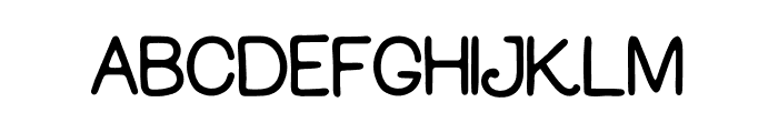 Longshore Regular Font LOWERCASE