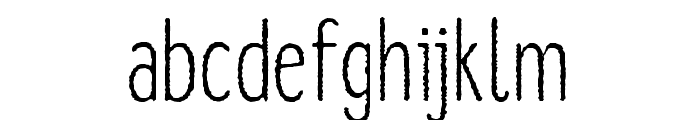 Lonne Rough Regular Font LOWERCASE