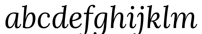 Lora Italic VariableFont Wght Font LOWERCASE