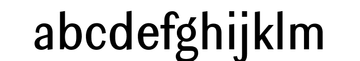 Ludwig Condensed Normal Font LOWERCASE