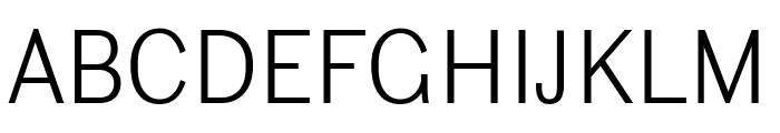 Ludwig SemiCondensed Thin Font UPPERCASE