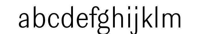 Ludwig SemiCondensed Thin Font LOWERCASE