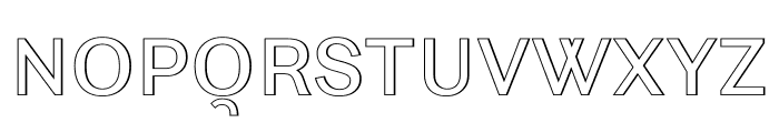 Ludwig Shaded Normal Font UPPERCASE