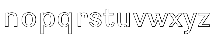 Ludwig Shaded Normal Font LOWERCASE