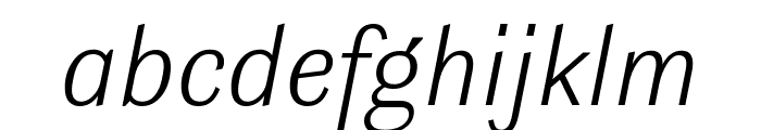 Ludwig Thin Italic Font LOWERCASE