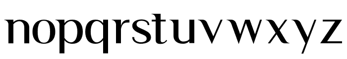 Luxia Display Font LOWERCASE