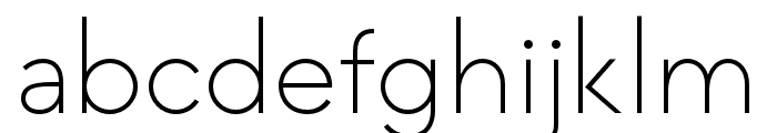 MADE Infinity   Thin Font LOWERCASE