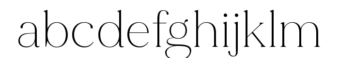 MADE Mirage   Thin Font LOWERCASE