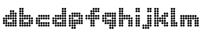 MW POLKA Regular Font LOWERCASE