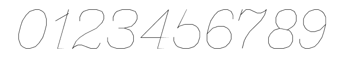 Mad Serif Light Italic Font OTHER CHARS